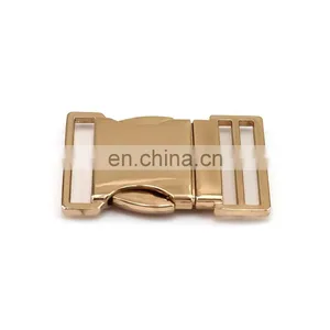 High Quality Thicken Metal Zinc Alloy Buckle Dog Collar Quick Side Release Buckle For Dog Accessories thumbnail-2