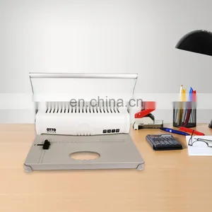 Hot Sale Manual Plastic Comb Binding Machine A4 Size Comb Binder Packing 21 Holes Paper Netbook Binding Machine thumbnail-3