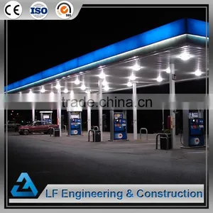 Cheap Prefabricated Galvanizing Steel Structure Gas Station thumbnail-5