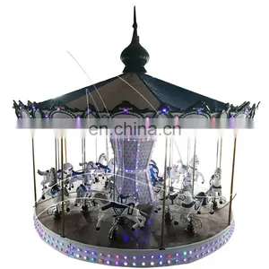 Hot Sale Good Price Carousel Horse Adult Amusement Ride Outdoor and Indoor Carousel for Sale thumbnail-3