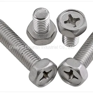 Phillips Drive Stainless Steel Hex Head Screws For Auto Valve Pump And Motor thumbnail-1