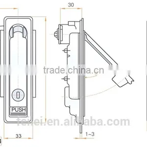 Wholesale Cheap Panel Electric Lock for Industry Metal Cubicle Use thumbnail-6
