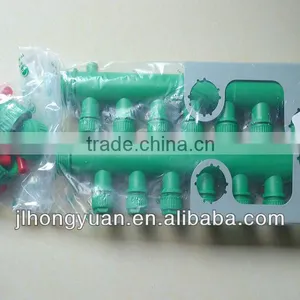 New Style PPR 2-8 Ports 230 Psi Manifold for PE-RT&PE-Xa Heating Pipe System thumbnail-2