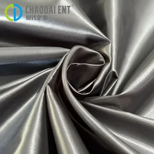 Waterproof 380T 100%RPET Recycle Polyester Oil-faced Taffeta Fabric for Down Coat thumbnail-1