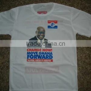 OEM Cheapest Polyester White Africa Philippines Vote President Election t Shirt thumbnail-1