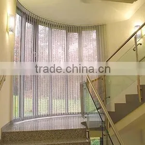 Electric Vertical Blinds/ Golden Color Vertical Window Curtain thumbnail-1