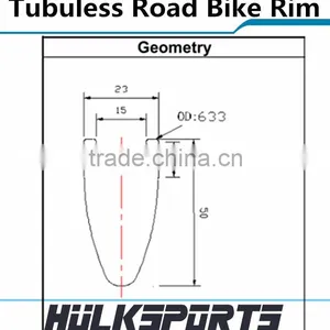 2016 Top Sale 23mm Width Carbon Road Bicycle Rim Carbon Fiber Bike Wheels 50mm Depth Carbon Clincher Tubuless Wheel 700C thumbnail-5