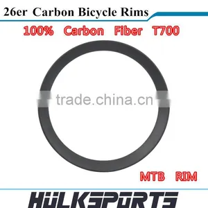 26er Mountain Bike Rim Tubuless Bicycle Carbon Rims Toray T700 Carbon Rims for Mtb Bicycle thumbnail-1