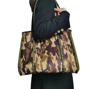 Multipurpose Wet Tote Bag Large Neoprene Waterproof Shoulder Beach Bag thumbnail-2