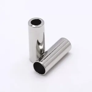 High Quality Silver Rope Stopper Metal Drawstring Cord End Cap for Garments thumbnail-1