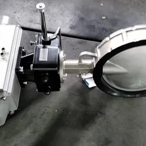 Tyco Butterfly Valves. Supply of Pneumatic Butterfly Valves D671x/j/f-16, Equipped With Triple Unit, Solenoid Valve, Filter, and Limit Switch thumbnail-4