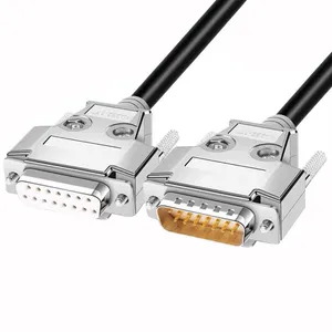 DB15 15-Pin Male to Female D-Sub Extension Harness for Equipment thumbnail-1
