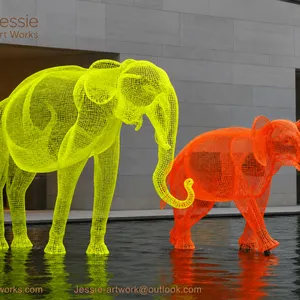 Elephant Sculpture Made From Drawing or 3D Model thumbnail-5
