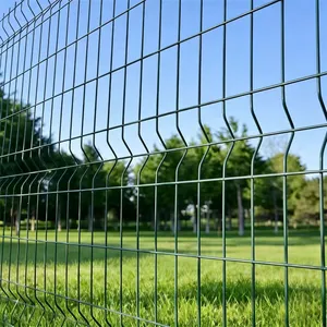 Custom Size 3D Curved Welded Wire Mesh Fence Residential Garden Privacy Mesh Fencing thumbnail-5