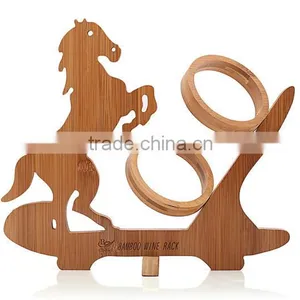 2016 Wooden Wine Rack, Wine Display Rack, Bamboo Wine Rack thumbnail-1