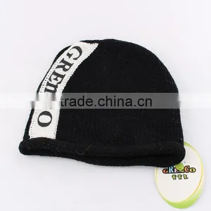 2015 Wholesale Organic Wool Baby Hats Baby Fitted Hats Soft Kids Caps Childrens Knitted Hat thumbnail-3