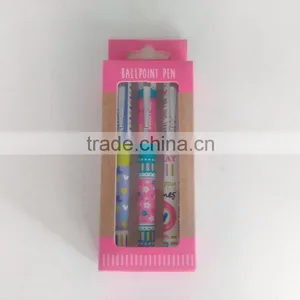 Promotional Ball Pen Plastic Pink Style Ballpen thumbnail-2