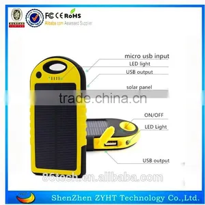 2016 Fast Charging Power Bank 4000mah/8000mah/10000mah Solar Power Bank thumbnail-1