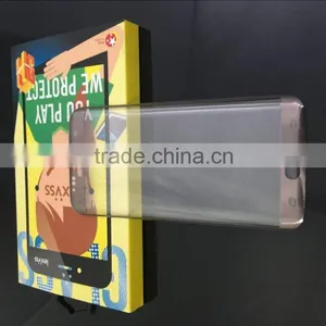 For 2016 Most Popular Phone Models New Premium Ultra -thin Tempered Glass Film Screen Protector for Samsung Galaxy S7 Edge thumbnail-1