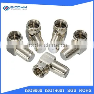 F Female to F Male Right Angle Connector CCTV Connector thumbnail-1
