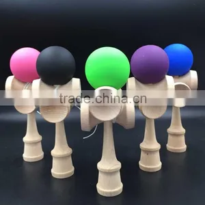 High Quality Wholesale Wooden Rubber Paint Kendama Toy thumbnail-1