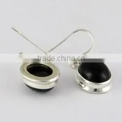 Fantastic Black Onyx 925 Sterling Silver Oval Shape Earring, Unique Silver Jewelry, Silver Jewelry thumbnail-4