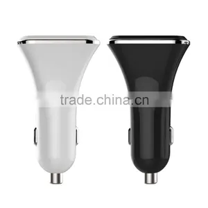 (110125) Multipurpose Colorful Dual USB Car Charger for IPad and Smart Phone thumbnail-5