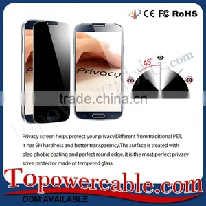 Wholesale Anti-Spy Tempered Glass Screen Protectors Film For Samsung Galaxy S4 Mobile Phones thumbnail-5