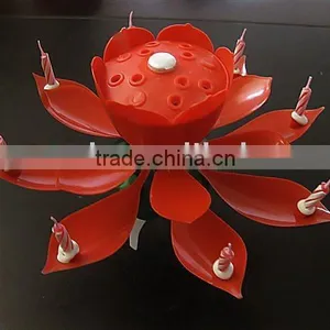 Lotus Birthday Music Candle thumbnail-1