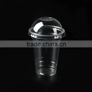 Party Cup 300ml Plastic Cup With Dome Lid/ Transparent PET Material Cups thumbnail-4