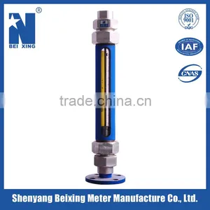 GRF10 Glass Pipeline Flow Meter Glass Tube Rotameter thumbnail-1