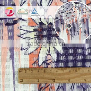 China Factory Cheap Flower African Print Polyester Lace Fabric Top Quality thumbnail-1