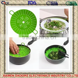 100% Food Grade Silicone Steamer Lid,silicone Steamer Mat thumbnail-1