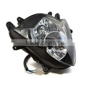 BJ-HLA-003 Manufature Reflective Chrome Interior Custom Motorcycle Headlight for Gxsr1000 05-06k5 thumbnail-2