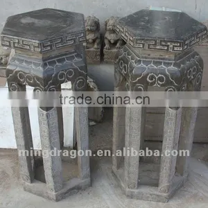 Chinese Antique Furniture Garden Seat Stone Stool thumbnail-1