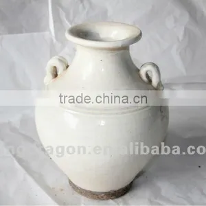 Chinese Antique Ceramic Beautiful& Nice White Pottery Jars thumbnail-1