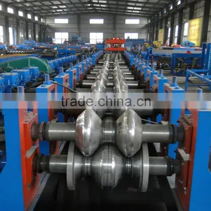 Highway Guardrail Roll Forming Machine Steel Production Line High Speed Way Guard Board Making Machine thumbnail-6