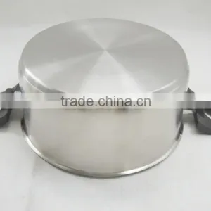1.6L Big Bakelite Handle Hot Pot Stainless Steel Pot thumbnail-2
