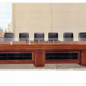 Super Huge Office Mdf Wood Conference Table Factory Sell Directly HP33 thumbnail-1