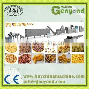 Complete Highly Authentic Breakfast Cereals Processing Equipment / Pellet Snacks Food Machine thumbnail-1