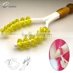 Beauty Two Rollers Plastic Face Massager thumbnail-1