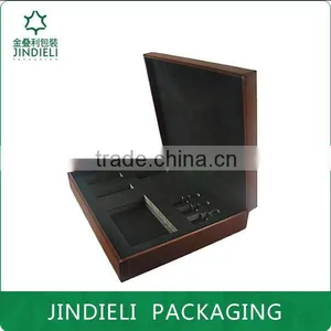 Dark Brown Beautiful Velvet Cosmetic Packaging Box thumbnail-3