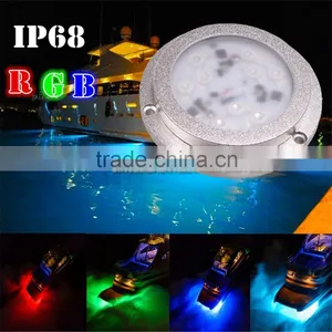 27W RGB LED Underwater Marine Light, Stainless Steel 316 Underwater Boat Light Supplier's Choice thumbnail-1