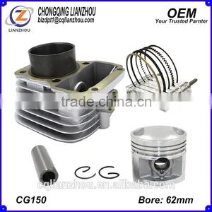 OEM Motorcycle Spare Parts CG125 Cylinder Kit thumbnail-2