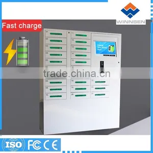 Floor Standing High Security 3G/Wifi Cell Phone Charging Stations for University USe APC-24B thumbnail-4