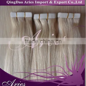 40pcs 100% Human Hair Seamless Tape-in Extensions Remy #613 thumbnail-2