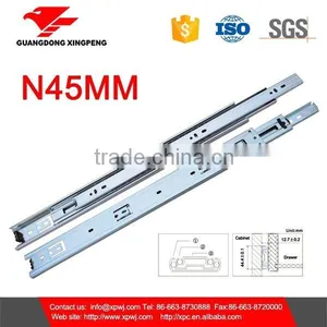 45MM Single Extension Furniture Hardware Ball Bearing Drawer Slide thumbnail-1