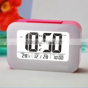 Smartlite Digital LCD Clock, Intelligent Clock, Smart Night Light Calendar Clock thumbnail-3