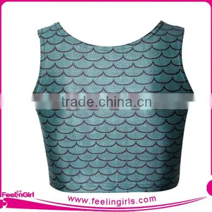Wholesale Fancy Sleeveless Organic Cotton Tank Tops for Ladies Women thumbnail-6