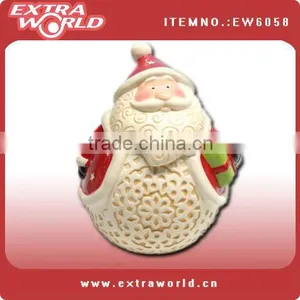 Santa Christmas Ceramic Storage Jar thumbnail-1
